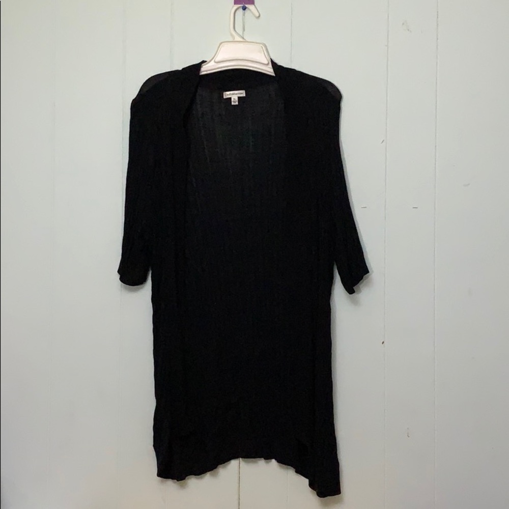 Croft & Barrow Open Long Short sleeve Cardigan XL